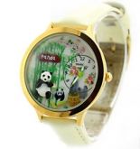2013 Novo mini relógio korea Jewel bonito panda