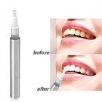 Dentes branqueamento caneta limpa
