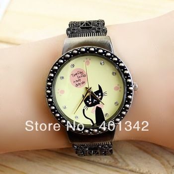 Vintage Bracelet Watch gato